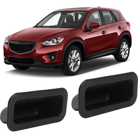 Schwarze Zierleiste für die Kofferraumgriffe im Innenraum für Mazda 3, 5, CX-5, CX-7, RX-8 (paarweise erhältlich) (1/5)