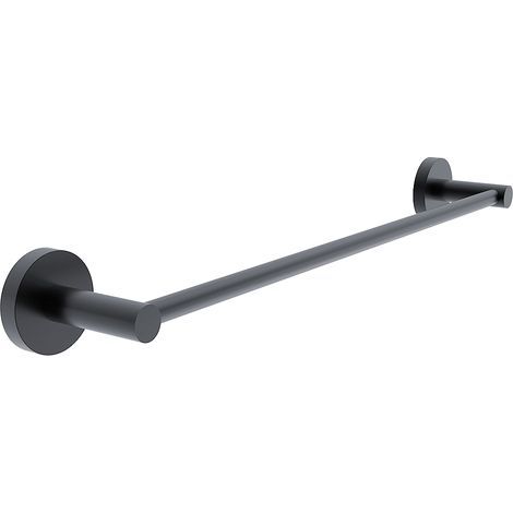 Nimco Porte-serviettes 1 Barre Fixe, L. 50.5 Cm, noir mat, Unix noir mat UNC 13046-90 (1/2)