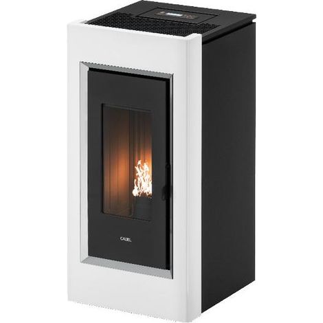 Cadel Prince 11 Libera installazione Pellet Nero, Bianco (1/4)