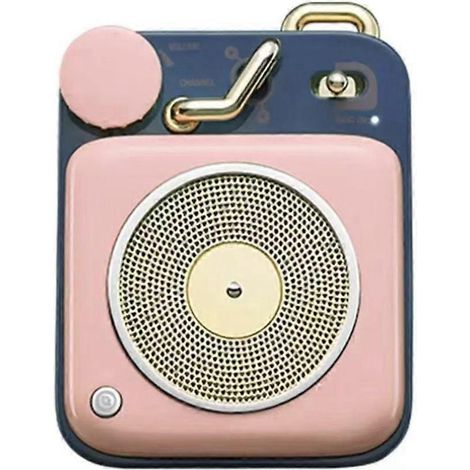 Atomic phonographe Bluetooth sans fil haut-parleur Lovely rose Retro portable mini musique lecteur Powerful son (1/5)