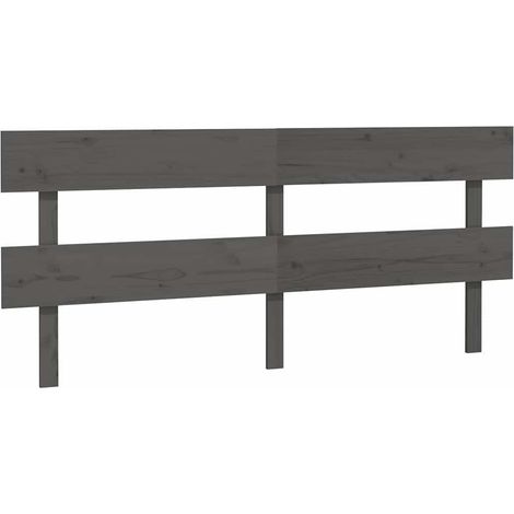 Maison Exclusive - Cabecero de cama madera maciza de pino gris 20 (1/5)