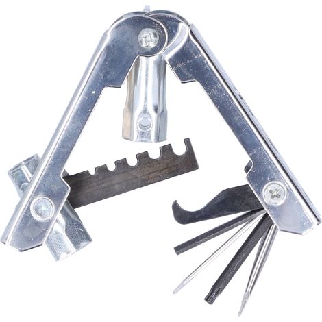 Kit combiné tronçonneuse et outil multifonction pliable avec poche et outils manuels 705580