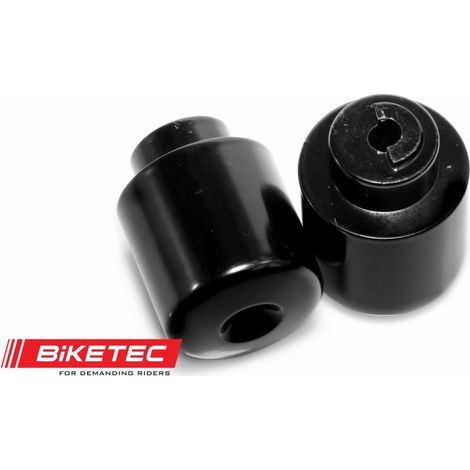 Contrappesi/terminali manubrio Biketec per Honda (vedi descrizione aggiuntiva) neri 2403020000, OEM: 53105-MK4-620