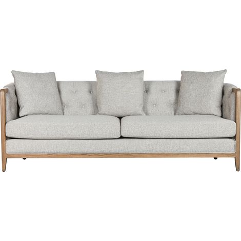 Sofa Fresno Poliester 207X84X76 Capitone 3 Cojines (1/5)