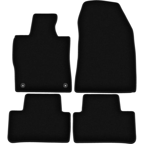 Schwarze Velours-Fußmatten BASIC für: Peugeot 308 III HB/Kombi (ab 2021)