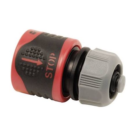 TOOLCRAFT TO-4850088 plastique Pièce de raccordement de tuyau Ø 13 mm (1/2") avec système aquastop (1/2)