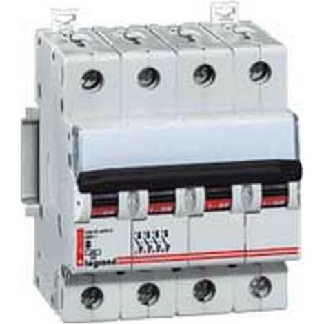 Legrand 006564 Magneto-therm DX 6000 circuit breaker - Lexic screw - 4P - 400 V - 20 A - curve C