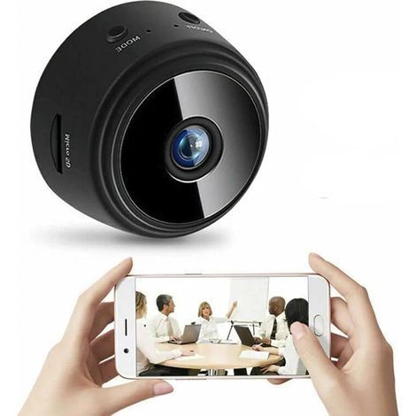 Caméra de surveillance IP WiFi 1080p HD – Vision nocturne infrarouge – Enregistrement sur carte TF – Pour intérieur et extérieur (1/5)