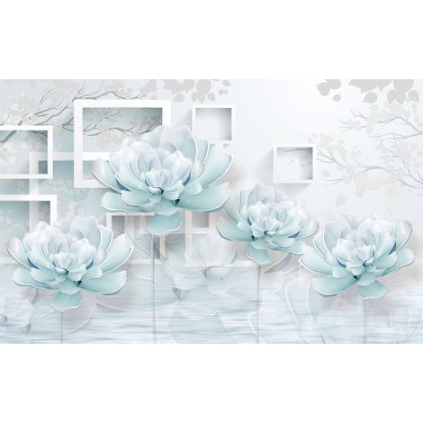Papier peint panoramique - Fleurs - 130 cm x 81 cm (1/2)
