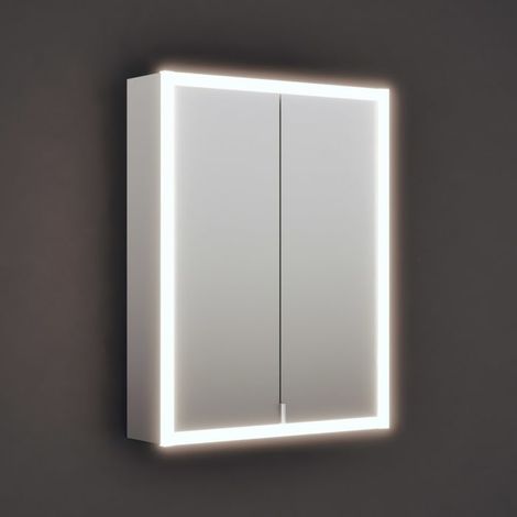 burgbad rl20 Spiegelschrank 62 cm, mit Lichtrahmen (1/5)