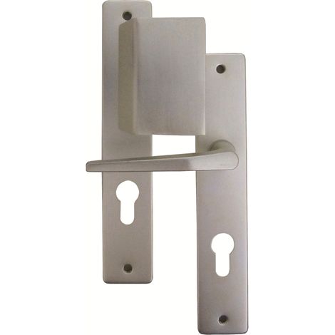 Poignées de Porte Aluminium Champagne CHAINEY B BEAUTY - Entraxe 195 mm