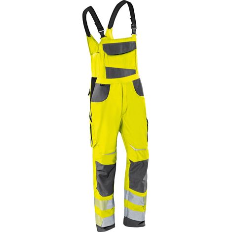 Kübler Latzhose REFLECTIQ PSA 2 3207 warngelb/anthrazit Gr. 60 (1/2)
