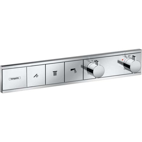 Hansgrohe RainSelect - Grifería empotrada para 3 aparatos, cromo 15381000 (1/4)