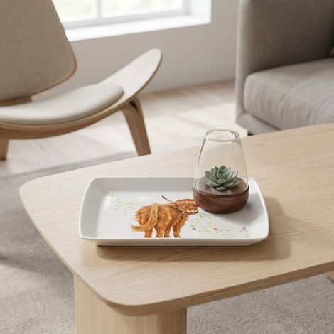 Small Highland Coe Decorative Tray (1/2)