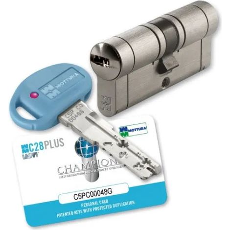 CILINDRO MOTTURA C28 PLUS (NEW) A 97 - B 46 - C 51 mm. (1/4)
