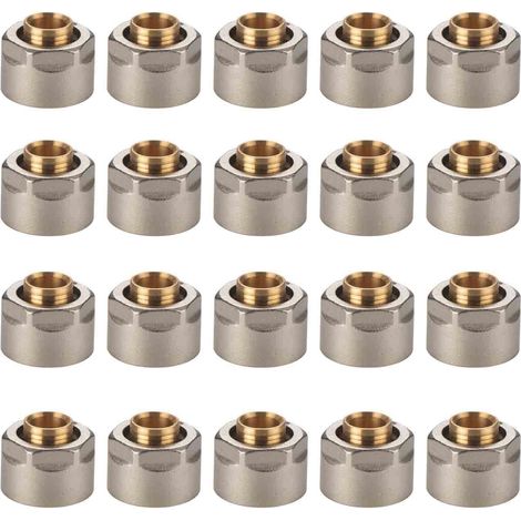 Klemmverschraubung 20 x 2 mm 3/4 Zoll Eurokonus Universal, 20 Stück