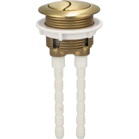 Bouton poussoir pour chasse d'eau, doré (1/5)