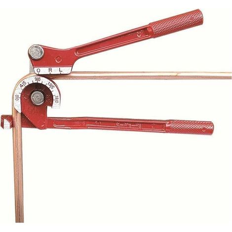 180 Degrés Cintreuse de Tuyauterie Manuelle 1/4"5/16" 3/8" Cintreuse de Tuyaux Professionnelle pour Tubes en cuivre, aluminium (1/4)