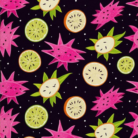 Tela decorativa para exteriores Oxford - Motivo frutal  DX6976 (1/5)