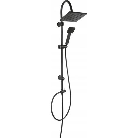 Set de ducha Ferro Squerto NP22-BL negro mate elegante