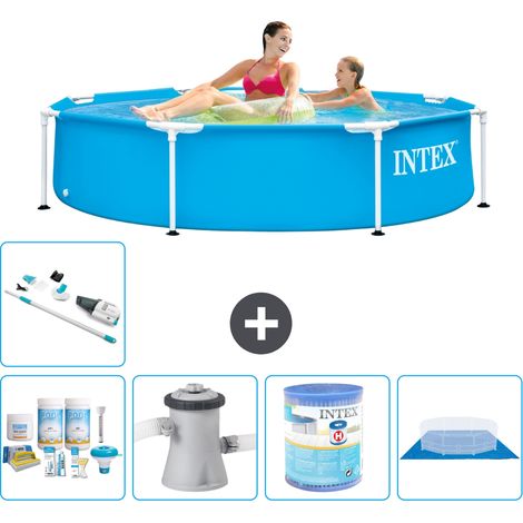 Intex Piscina con struttura Rotonda - 244x51 cm - 6-pezzi S41455 (1/5)