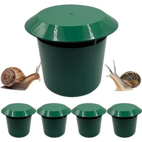 Piège à escargots pour aquarium, lot de 5, écologique, efficace, réutilisable, en plastique, outil de jardinage et d'agriculture, tueur d'escargots de jardin (1/5)