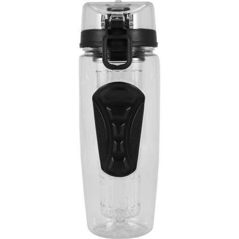 Bouteille à infusion de fruits 1000 ml/32 oz - Sport et santé - Noire (1/2)