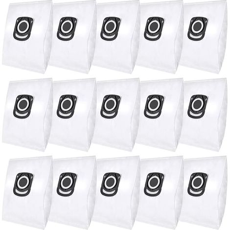 Lot de 15 sacs d&39aspirateur pour Rowenta Hygiene+ ZR200520 ZR200720 Swirl R39 Sacs à poussière pour Rowenta Compact Power, X- (1/4)