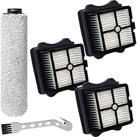 Pour Tineco Floor One S3 / iFLOOR 3 Ensemble de filtres à rouleaux pour aspirateur, 5 pièces (1/4)