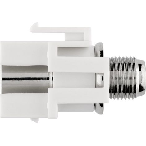 Module Keystone SAT/Antenne, Fiche coaxiale  Prise femelle F. (1/4)