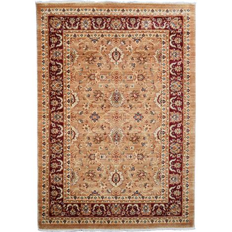 Tapis orient 120x180 beige rectangle motifs orientaux CHOBAY AC (1/5)