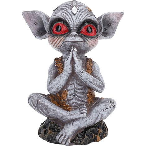 Statue Extraterrestre Résine pour Jardin - Décor Drôle et Unique Type C (1/5)