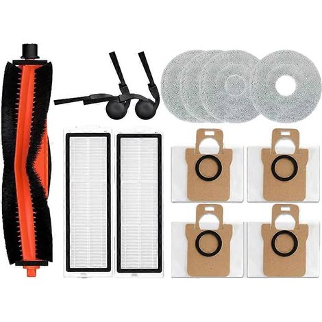 Accessoires pour aspirateur robot Xiaomi S40 PRO / OV71GL : brosse principale, lingette, filtre, sac à poussière, pièces de rechange (1/5)