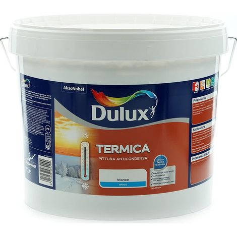 PITTURA PER INTERNI TRASPIRANTE ANTI CONDENSA 10L DULUX TERMICA (1/5)