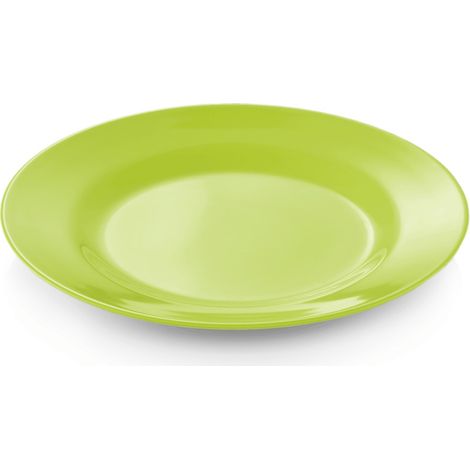 Assiette plate mélamine Ø 23 cm vert pomme lot de 12 - Was Germany (1/2)
