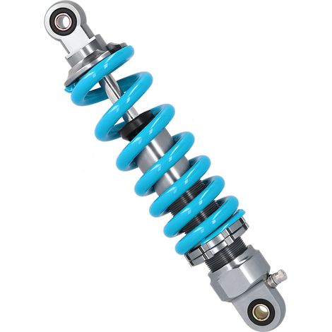 Amortisseurs de Moto 280mm/11in Réglables pour Véhicules Tout-Terrain ATV Quad Moto (Bleu Titane) (1/5)