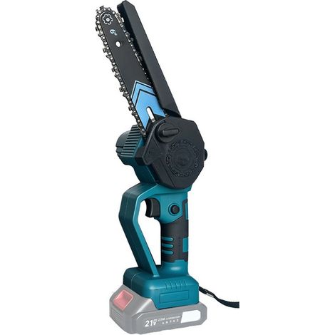 Mini Scie Électrique Sans Fil 6 Pouces, Scie à Chaîne Portable Rechargeable au Lithium pour Coupe du Bois, Outil de Jardinage et Bricolage Domestique-x