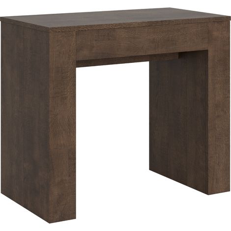 Ausziehbare Konsole 90x49/307 cm Extra Walnuss (1/3)
