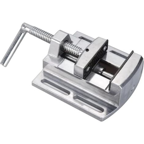 Etau Perceuse Colonne, Ouverture de 2,5" Alliage D'aluminium Étau d'établi avec tige de Guidage pour Électriciens et Outils de Travail du Bois (1/5)