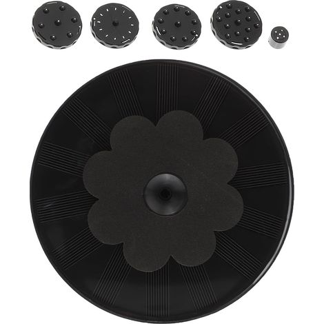 Fontaine Solaire Extérieure pour Bassin de Jardin Pompe à Eau Solaire Flottante en Plastique Solide pour Bain D’Oiseaux et Décoration de Terrasse (1/5)