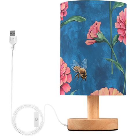 Beauty Zinnia Lampe de table à lumière bleue pour enfants la (1/5)