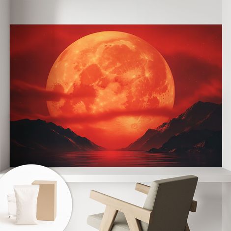 Papier peint avec colle pour décoration moderne de salon chambre à coucher cuisine et bureau Facile Phénomène nocturne 104x70 cm (1/5)