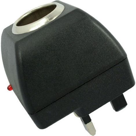 Adaptateur d'alimentation De Voiture, 220V à 12V Adaptateur De Prise Allume-Cigare, Adaptateur De Prise pour Onduleur Allume-Cigare, Convertisseur Tension d'alimentation pour Voiture