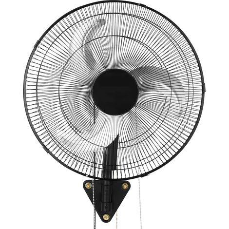 Mophorn 59W Industrieller Wandventilator 51 cm, 6,5 m/s Oszillierender Wandlüfter mit 3 Geschwindigkeiten & Einstellbarem Neigungswinkel, Gewerblicher Ventilator für Werkstatt, Schwarz (1/5)