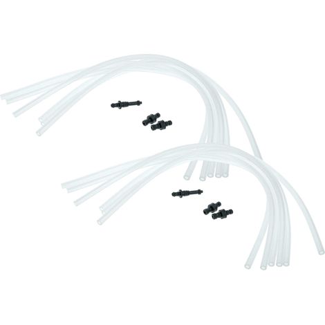 vhbw 12x Milk Hose Set compatible with Jura S8, J85, J80, Z5, X8, S95, S80 Coffee Machine - 6x connection adapter, 12x milk tube (1/4)