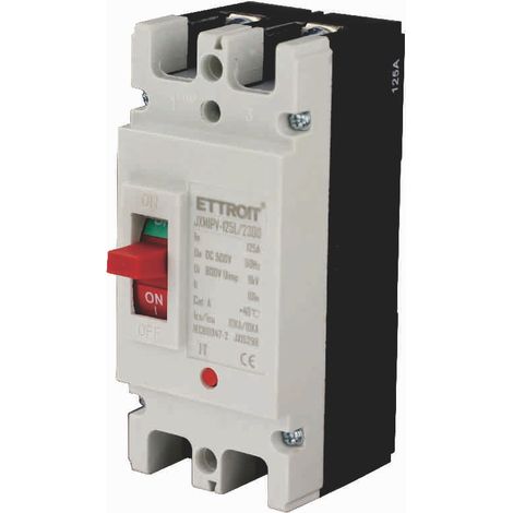 ETTROIT JX15298 MCCB MCB Kompaktleistungsschalter 2P 125A DC 500V-10KA (1/4)