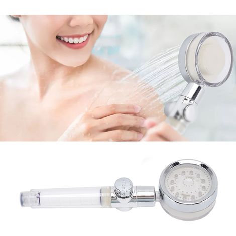 Cabezal de ducha LED [alta presión, filtración] con modo de pausa y pantalla de temperatura (ABS/PC, G1/2) (1/5)