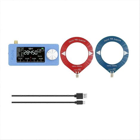 SI4732 Tragbares Radio 10 kHz–180 MHz, Mini-LSB-USB-Taschenradio, Allband-AM/FM-Empfänger mit Antenne (1/5)