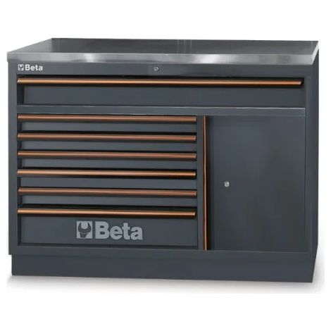 Beta C45PRO 2.0 M7A/X Modulo fisso con 7 cassetti per arredo officina
