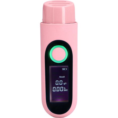 Alcootest avec écran LCD 3 couleurs, chargement USB, test sans contact par soufflage, usage professionnel (1/5)